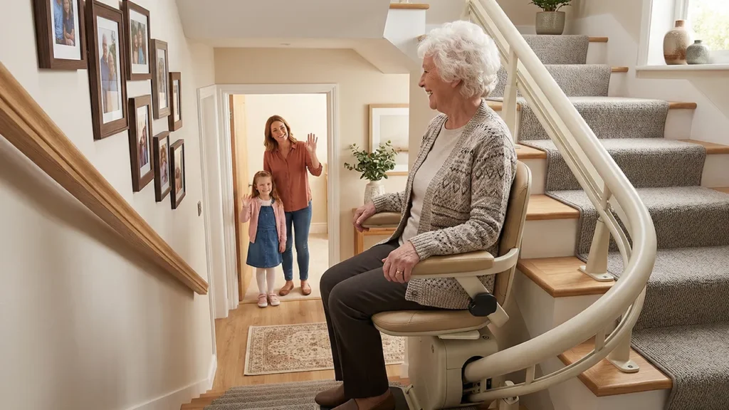 Stairlifts Go Around Corners