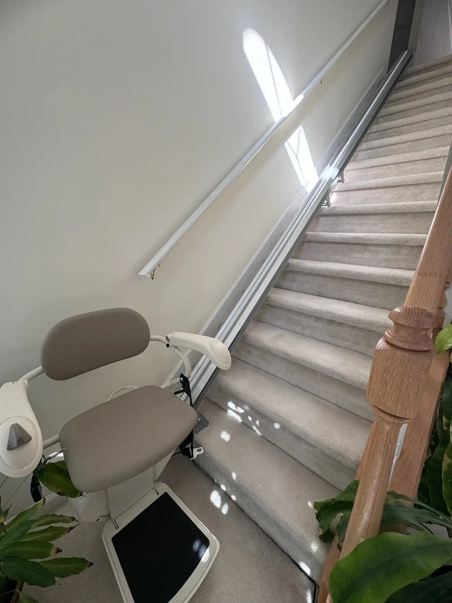 "straight stair lift for elderly "