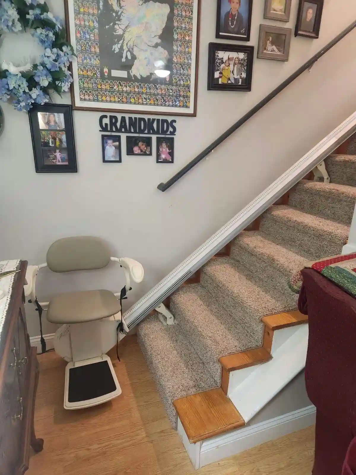 straight stair lift for elderly